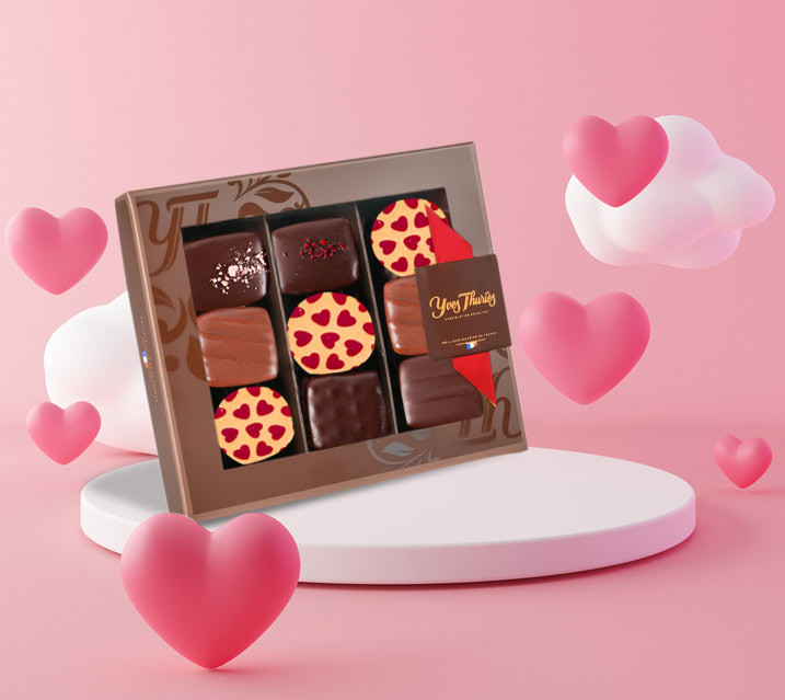 Coffret Chocolats Atout Cœur Saint Valentin - Livraison Chocolat